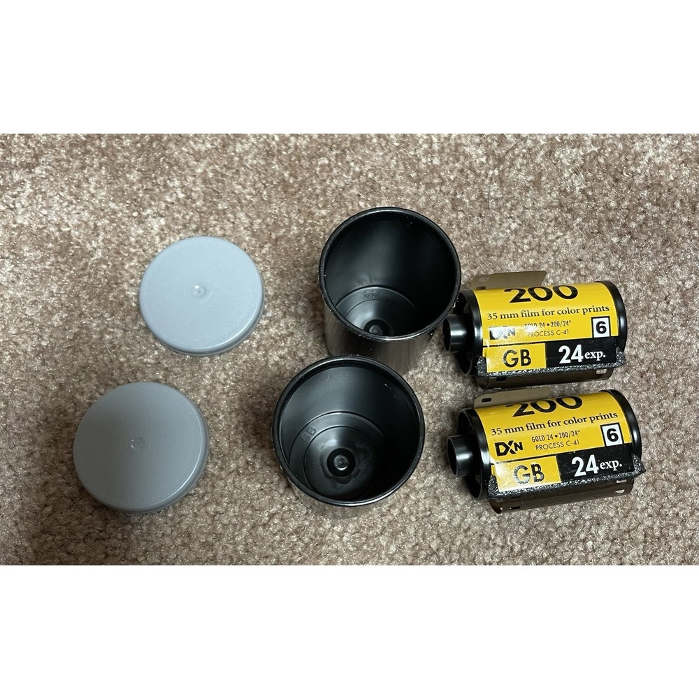 Kodak Gold 200 Film 35 mm 24 Exposures New For Color Prints 2 Rolls - Picture 2 of 5